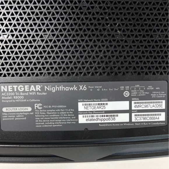 NetGear Nighthawk X6 AC3200 Tri band Wi-Fi router - Picture 3 of 3